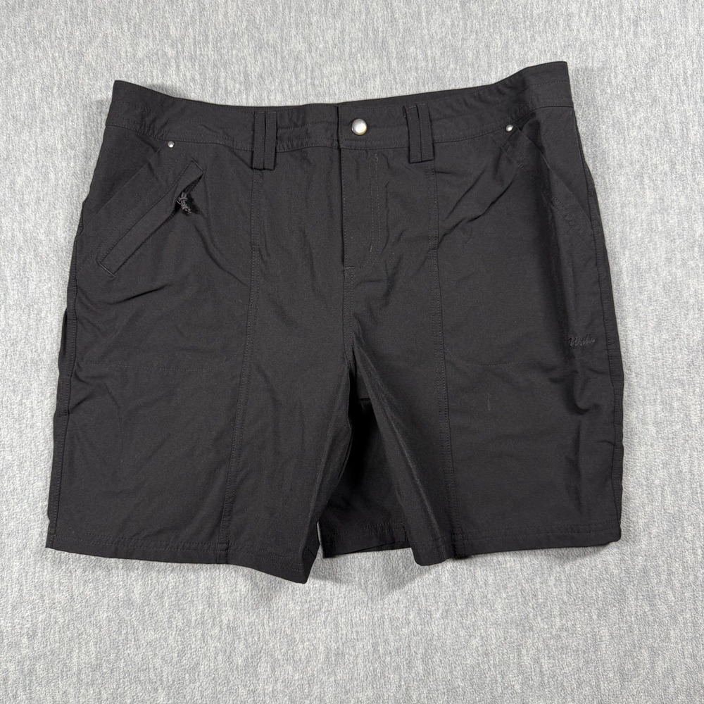 Willit Shorts Women 14 Black Performance Athletic Golf Outdoor Pockets Polyester